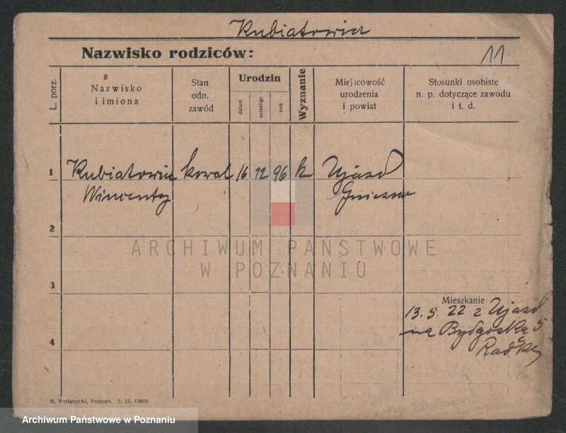 Obraz 11 z jednostki "Kubiarczyk - Kupska"