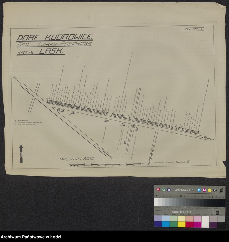 Obraz 1 z jednostki "Dorf Kudrowice Gemeinde Gorka Pabianicka Kreis Lask. XXXV-Gor-9"