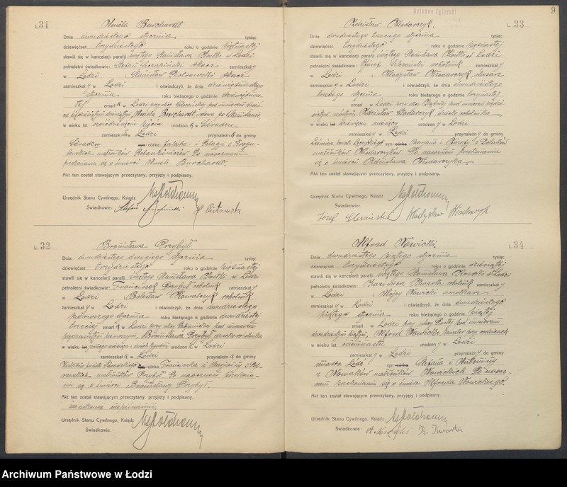 Obraz 11 z jednostki "Akta zgonów"