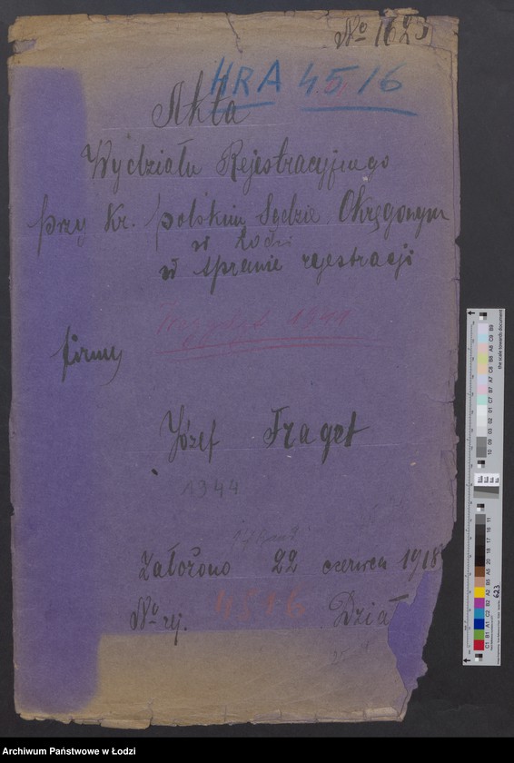 Obraz 2 z jednostki "Józef Fraget- Fabryka wyrobów srebrnych i platerowanych"