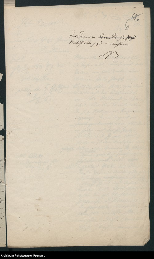 Obraz 9 z jednostki "A. betr. Miecislaus Dzikowski, Literat aus Dresden"