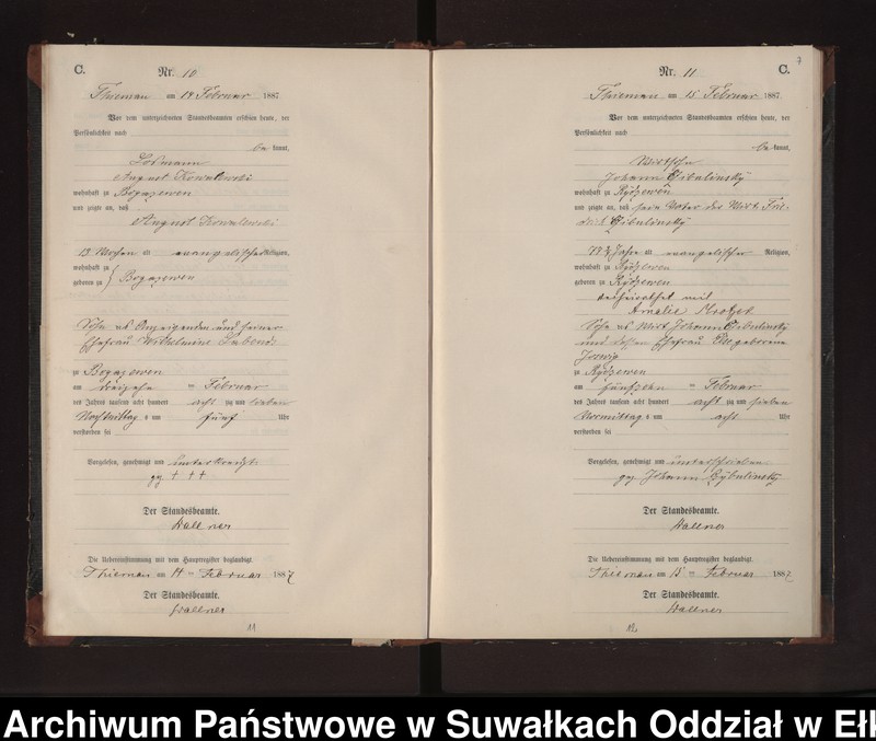 image.from.unit.number "Sterbe-Neben-Register des Preussischen Standes-Amtes Rydzewen Kreis Loetzen"