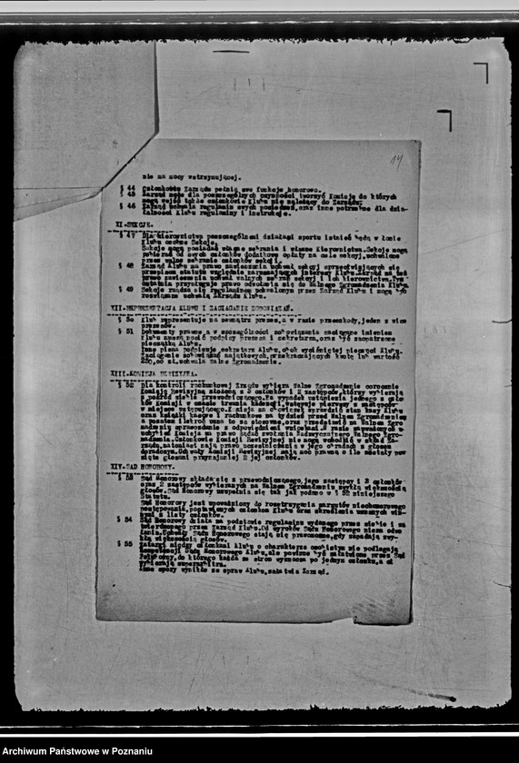 Obraz 18 z jednostki "/Wolsztyński Klub Sportowy,,Czarni" w Wolsztynie/"