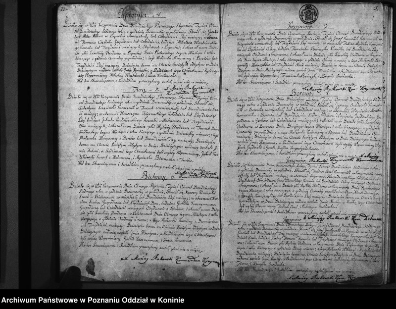 Obraz z jednostki "Akta urodzenia, małżeństwa i zgonu"