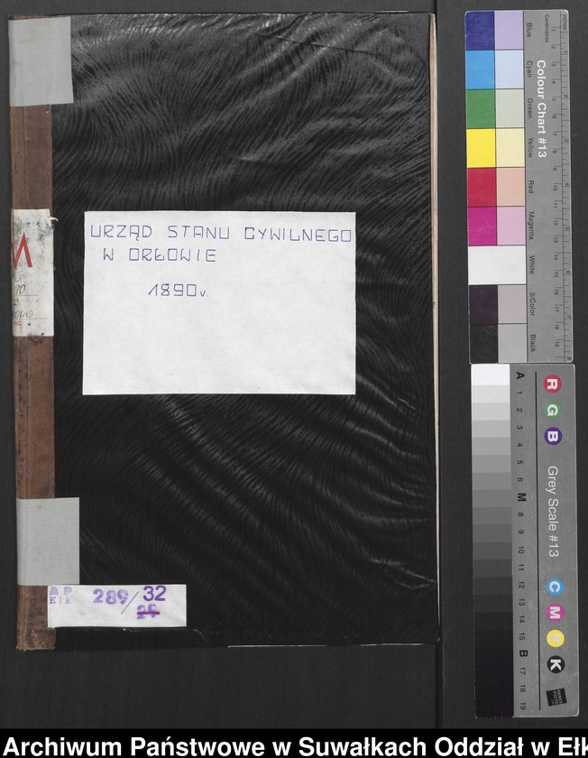image.from.unit.number "Heiraths-Neben-Register des Preussischen Standes-Amtes Orlowen Kreis Loetzen für das Jahr 1890"