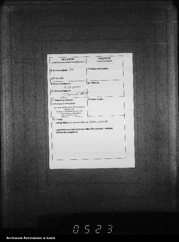 Obraz 3 z jednostki "Akta urodzeń"