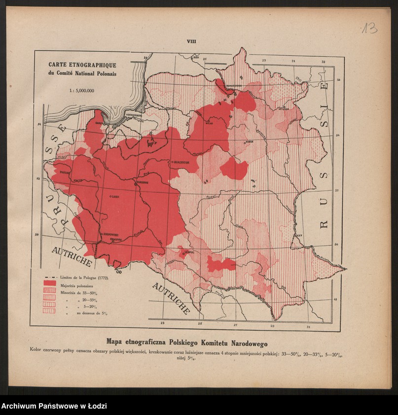 Obraz 15 z jednostki "Polski atlas kongresowy, Lwów, Warszawa 1921"