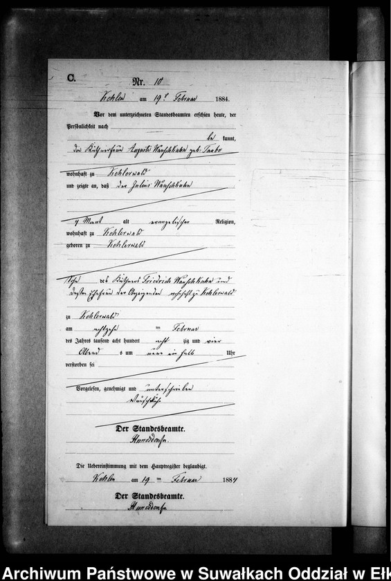 image.from.unit.number "Sterbe-Neben-Register des Preussischen Standes-Amtes Kehlen Kreis Angerburg"