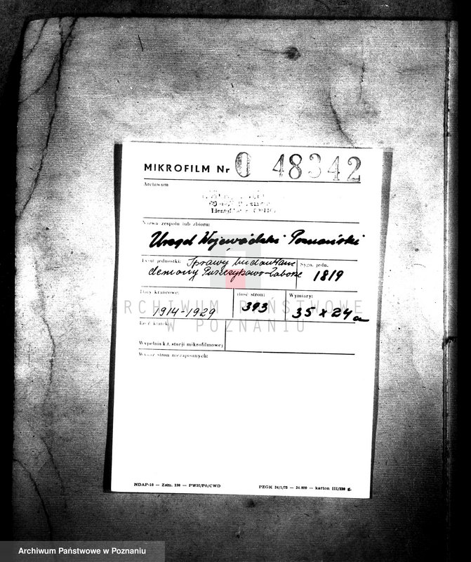 Obraz 2 z jednostki "Sprawy budowlane domeny Puszczykowo-Zaborze w powiecie poznańskim"