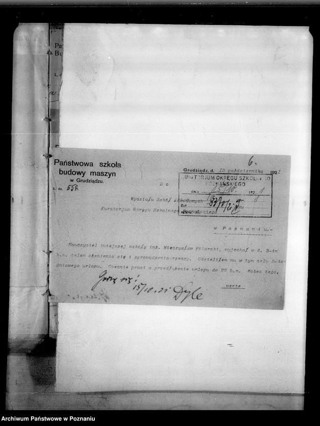 Obraz 10 z jednostki "Ogólne personalia Szkół zawodowych"