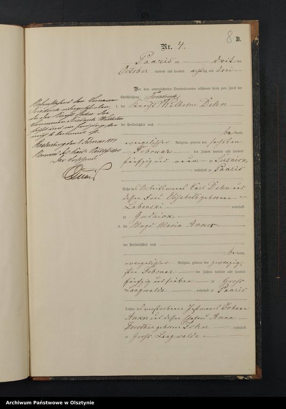 image.from.unit.number "Heiraths-Neben-Register Nr 1 - 13"