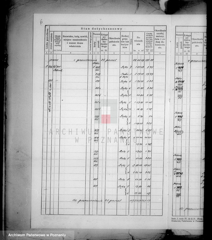 Obraz 10 z jednostki "Dodatek do ostatecznego rejestru pomiarowego obrębu Paterek-Nakło"