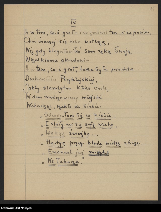 image.from.unit.number "Przekłady utworów literackich Michelangelo, J. Słowackiego, C. Norwida, M. Konopnickiej, R. Kipling