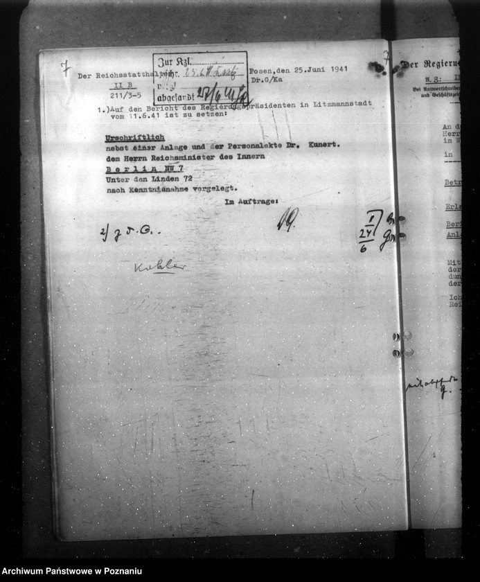 Obraz 11 z jednostki "Dr. Kunert - Hygienisches Institut - Litzmannstadt (Łódź)"