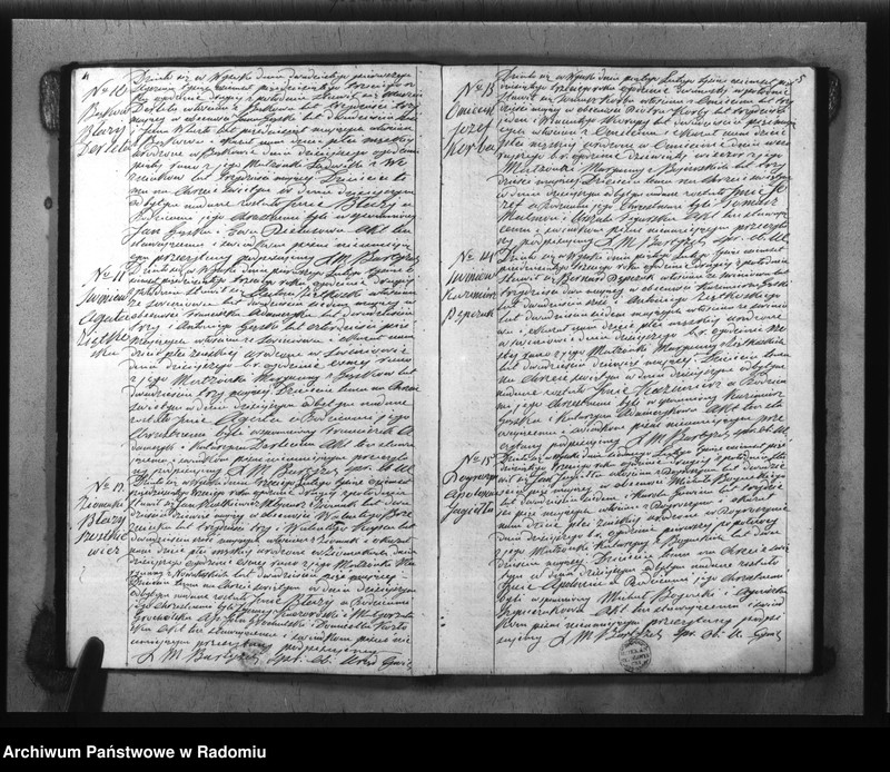 image.from.unit.number "Duplikat akt Religijno - Cywilnych Urodzonych, Zaszlubionych i Zmarłych Kościoła Parafij Wysoka za rok 1853 spisanych"