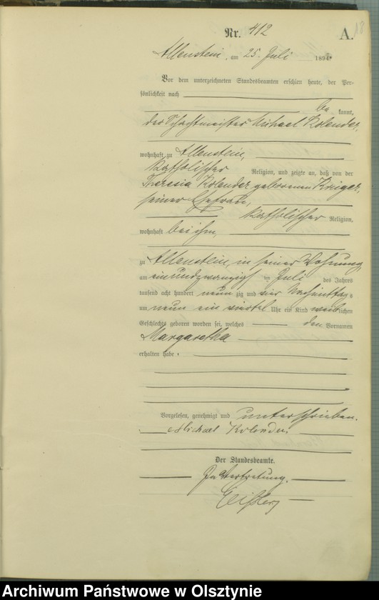 image.from.unit.number "Geburts-Haupt-Register Tom II,Nr 396 - 743"