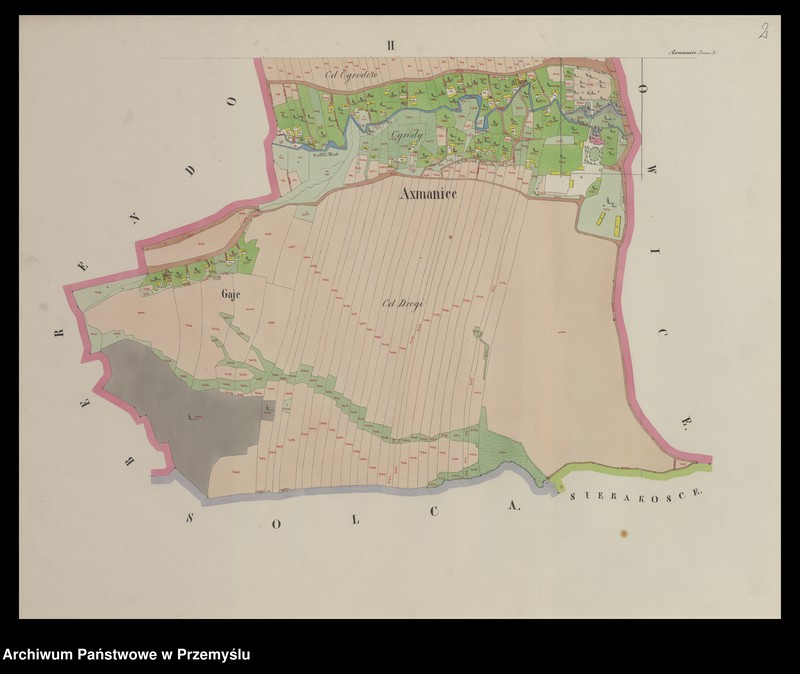 image.from.unit.number "Aksmanice sammt Ortschaft Gaje in Galizien"