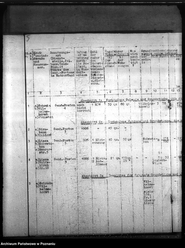 Obraz 10 z jednostki "Wykaz posterunków żandarmerii w rejencji poznańskiej i łódzkiej"