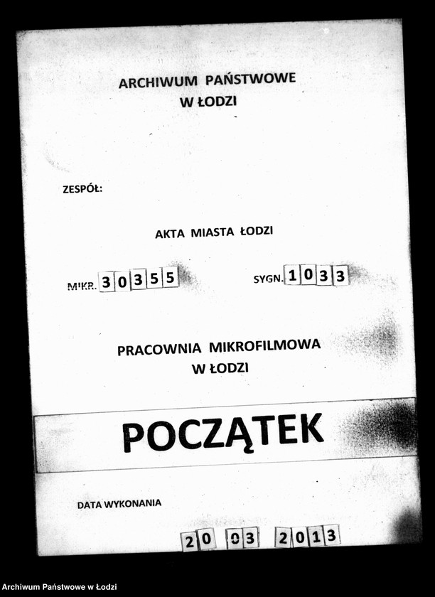 Obraz 1 z jednostki "Akta tyczące się podatku rekrutowego od Żydów"