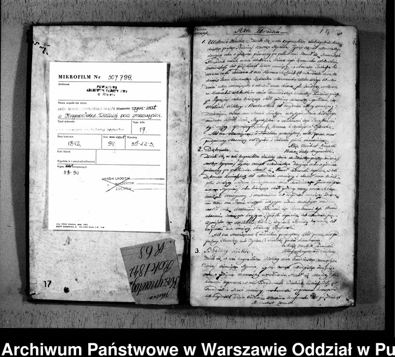 image.from.unit.number "Akta urodzeń, małżeństw i zgonów"