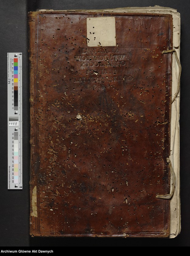 image.from.unit.number ""lustracya Starostw y Krolewszczyzn w Wojewodztwie Podolskim a Powiecie Latyczowskim (...) oraz z teyze lustracyi Kwarta Ustanowiona (...).""