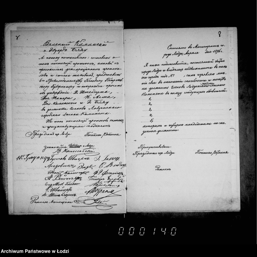 Obraz 9 z jednostki "O členach lodzinskago gorodskago lesnago komiteta"