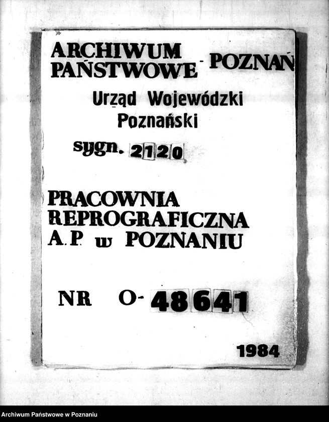 Obraz 1 z jednostki "Sprawy przewłaszczeniowe majątku Milczek-Oleśnica powiat chodzieski"