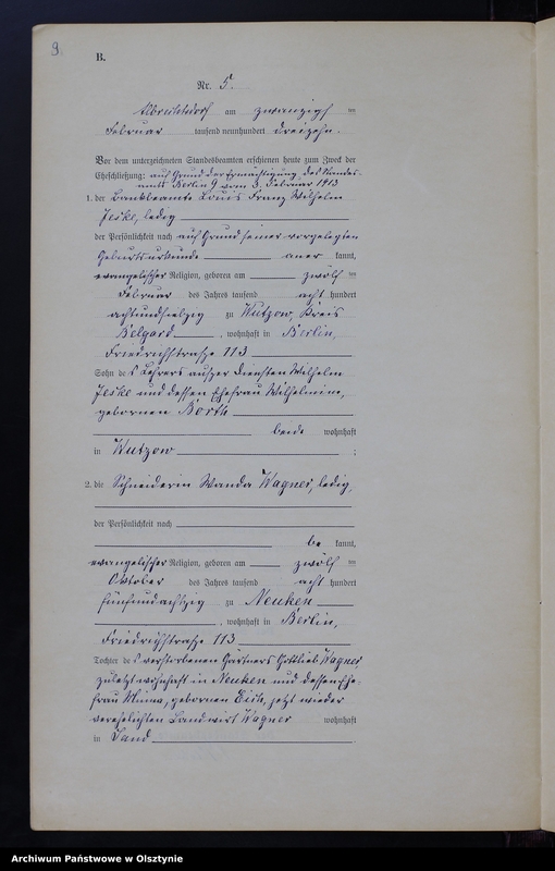 image.from.unit.number "Heiraths-Neben-Register Nr 1 - 18 [ Księga małżeństw - wtóropis ]"