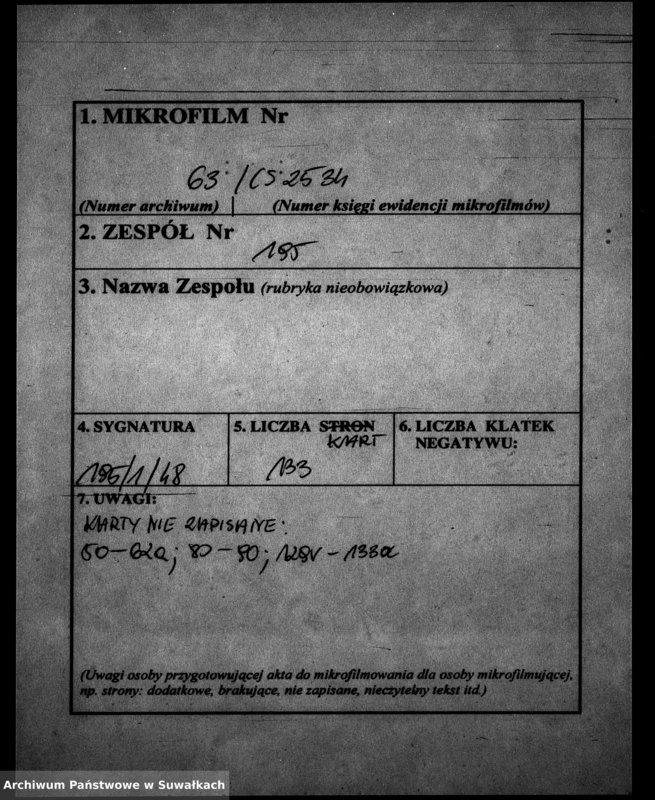 image.from.unit.number "[Księga akt urodzeń małżeństw i zgonów wyznania ewangelicko-augsburskiego zboru w Wiżajnach]"