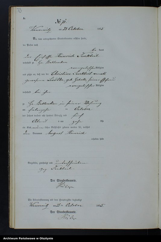 image.from.team "Urząd Stanu Cywilnego w Wielkich Bałówkach pow. nowomiejski"