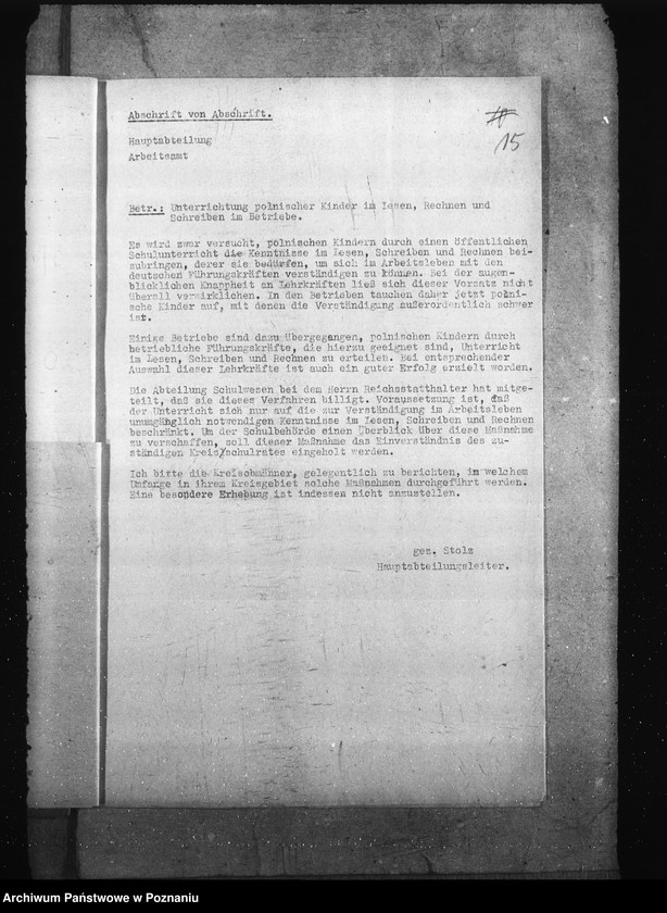 Obraz 19 z jednostki "Nauka szkolna dla dzieci polskich"