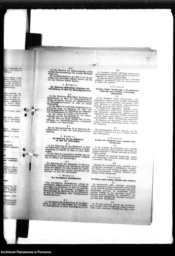 Obraz 9 z jednostki "Anordnungen, Vordrucke etc."