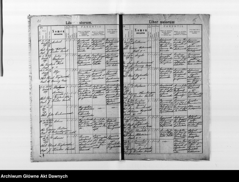 image.from.unit.number "Parafia: Śniatyn. Dekanat: Horodenka. Akta metrykalne urodzeń dla całej parafii."