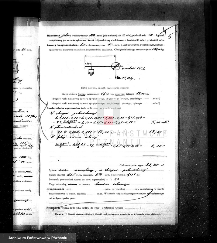 Obraz 9 z jednostki "Tartak E. Witta w Wieleniu pow. czarnkowski kocioł nr woj. 633"