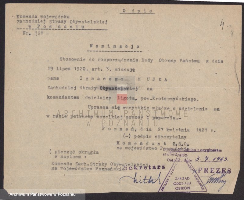 Obraz 20 z jednostki "Życiorysy powstańców wielkopolskich: K - tom XlV /Kujek Ignacy - Kurzawa Bronisław/."