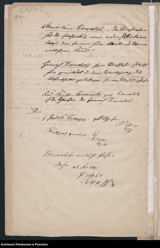 Obraz 17 z jednostki "A. betr. Stanislaus von Wierusz-Kowalski"