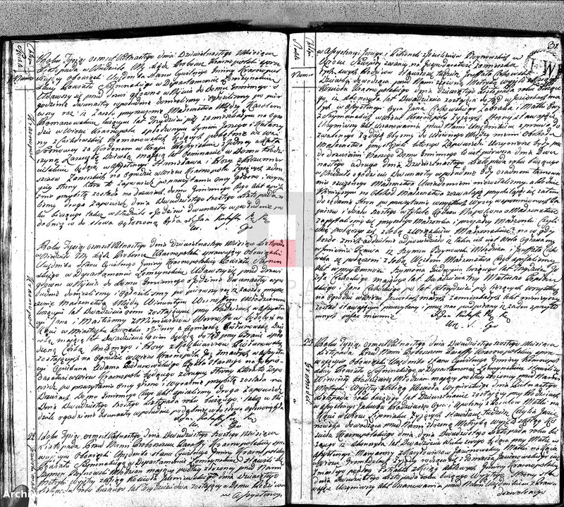 image.from.unit.number "Akta Gminy Krasnopolskiey Pttu Seyn. Depptu Łomżyńskiego 1815. Małżeństwa."