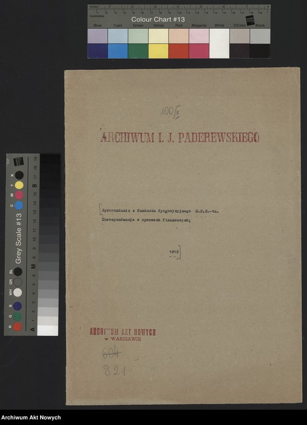 image.from.unit.number "Sprawozdania z funduszu dyspozycyjnego. Korespondencja w sprawach finansowych"