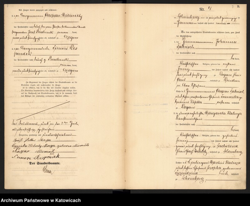 image.from.unit.number "Księga Małżeństw [ Heiraths-Haupt-Register ] nr 1 - 70"