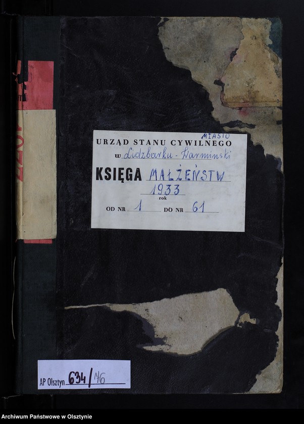 image.from.unit.number "Heirats-Neben-Register Nr 1-61"