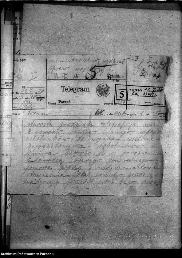 Obraz 7 z jednostki "Sprawy szczegółowo-administracyjne Jeńcy"