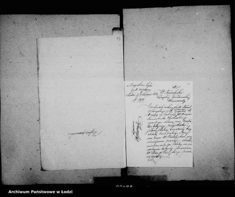 Obraz 13 z jednostki "Akta w przedmiocie utrzymywania broni palnej i siecznej"