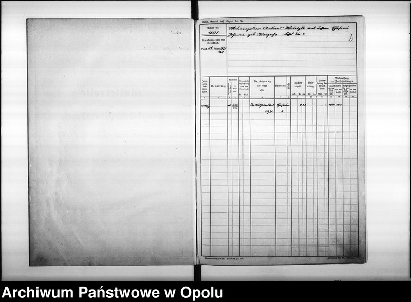 Obraz 6 z jednostki "Mutterrolle des Gemeindebezirks Oppeln 6ter Band, enthaltend die Artikel von Nr 1501 bis Nr 1800"