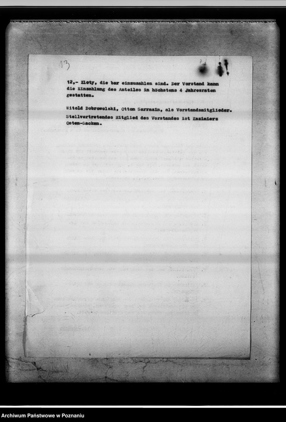 Obraz 17 z jednostki "[Poznańska Spółka Okowiciana - bilans]."