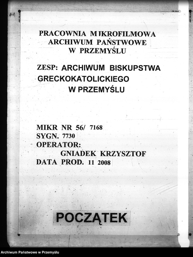 image.from.unit.number "[Kopie ksiąg metrykalnych parafii Czerteż z filiami Kostarowice, Zabłotce (dekanat Sanok)]"