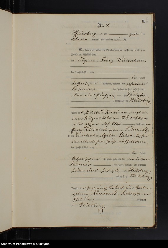 image.from.unit.number "Heiraths-Neben-Register Nr 1 - 28"