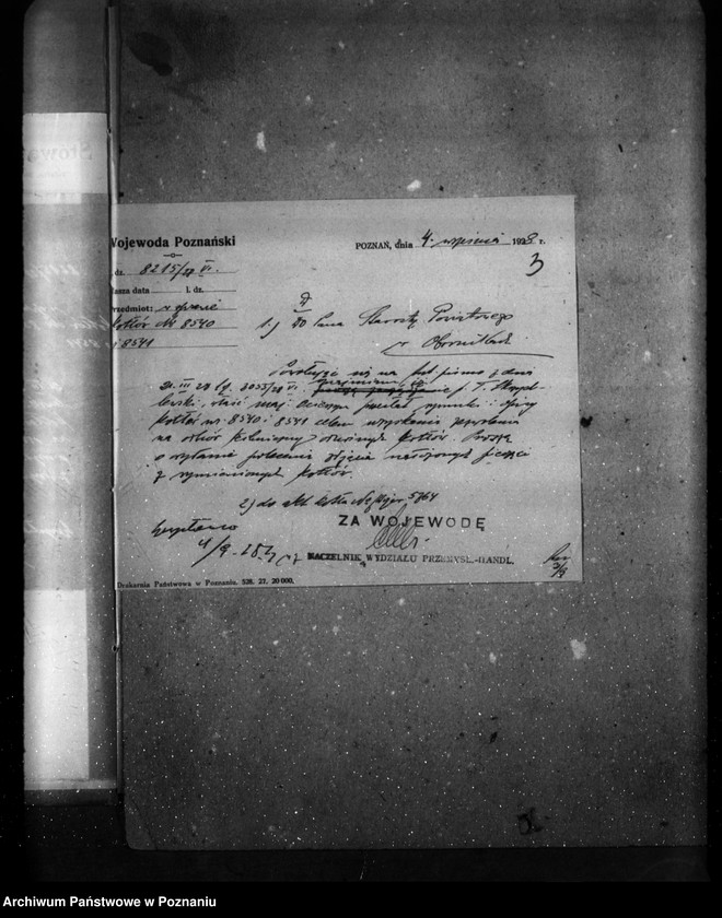 Obraz 7 z jednostki "Majętność Ocieszyn pow. obornicki, własność Skrzydlewski nr woj. kotła 8541"