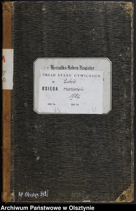 image.from.unit.number "Heiraths-Neben-Register Nr 1 - 20"