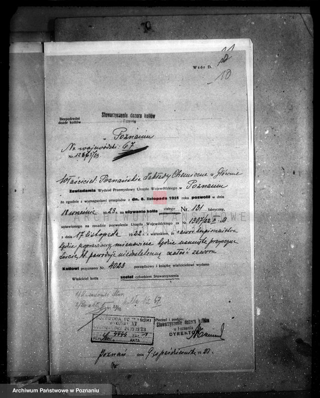 image.from.unit.number "Poznańskie zakłady chemiczne Poznań-Główna nr woj. 67 nr kotła 131"