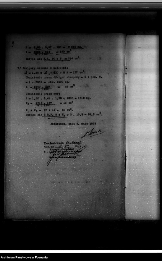 Obraz 13 z jednostki "Zatwierdzenie zakładu przemysłowego szlifierni Firmy Bracia Jakuszewscy w Antoninku powiat poznański"